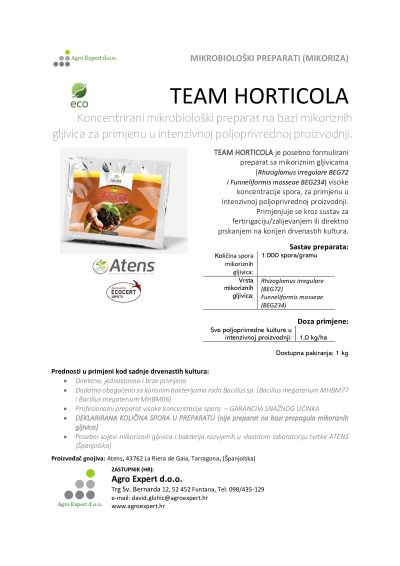 Team Horticola mikoriza