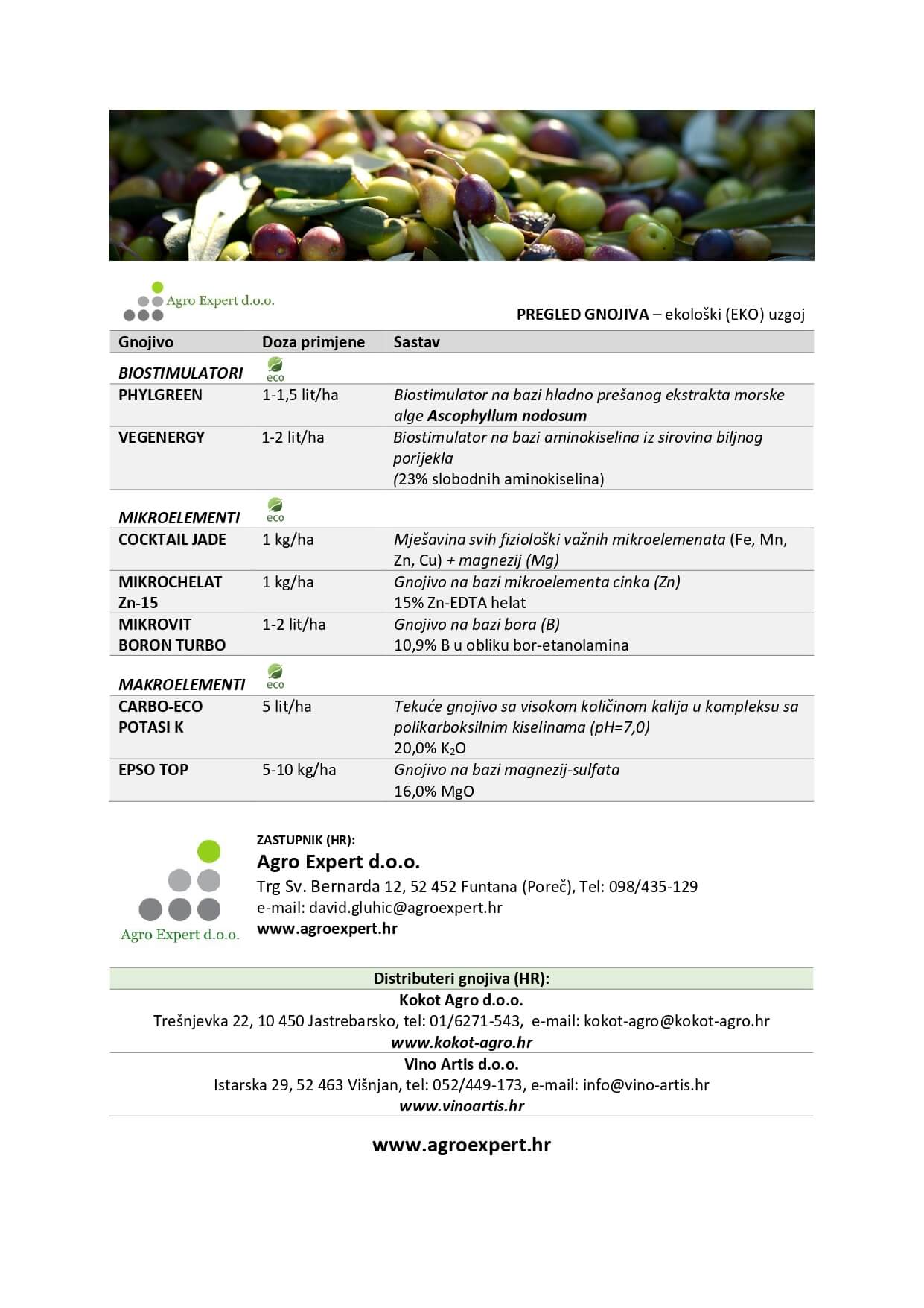 PROGRAM GNOJIDBE MASLINA 2025- ekološki - Agro Expert doo_page-0004